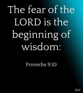 fear of the lord