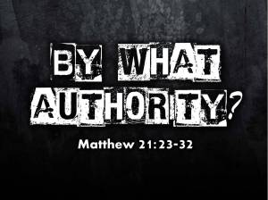 authority matt 21