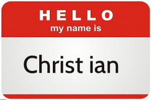 christian-name-tag