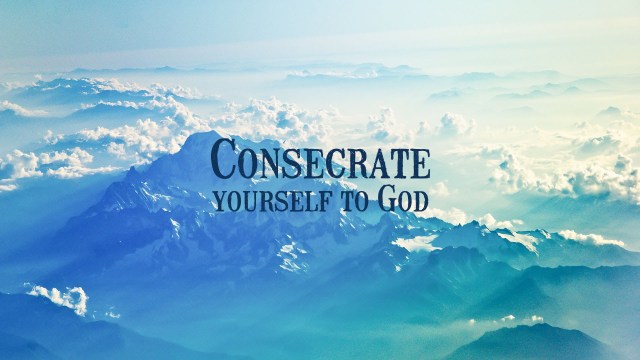 consecrate