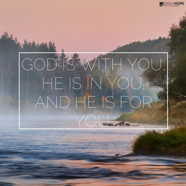 God is with you