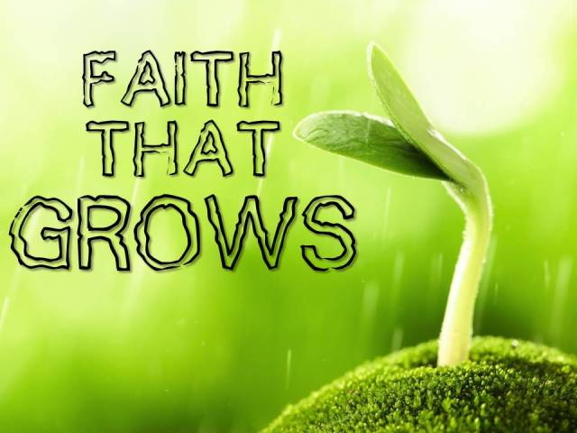 faith that grows