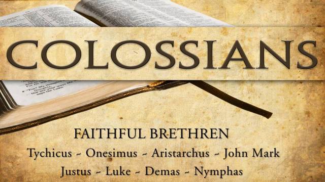 Faithful brethren Colosse