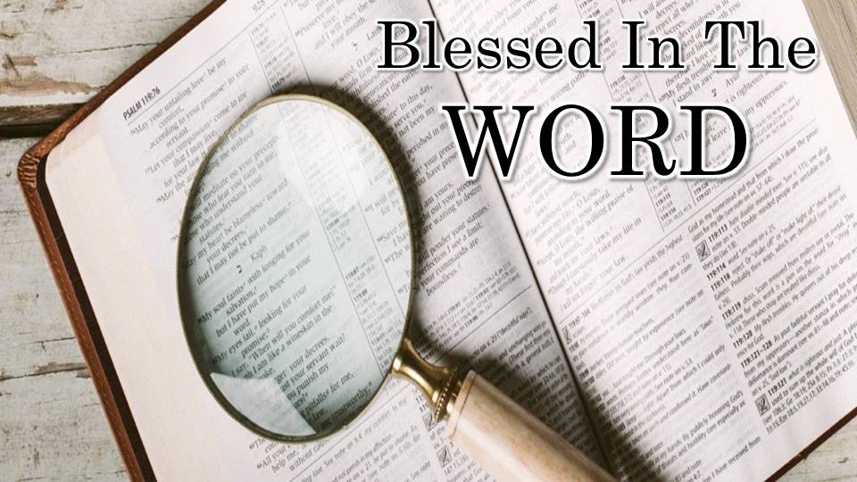 BLESSED IN THE WORD